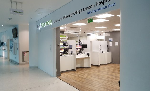 Photo of Lloyds pharmacy outpatients UCLH
