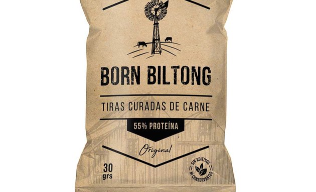 Foto de Born Biltong - Tiras de carne deshidratada