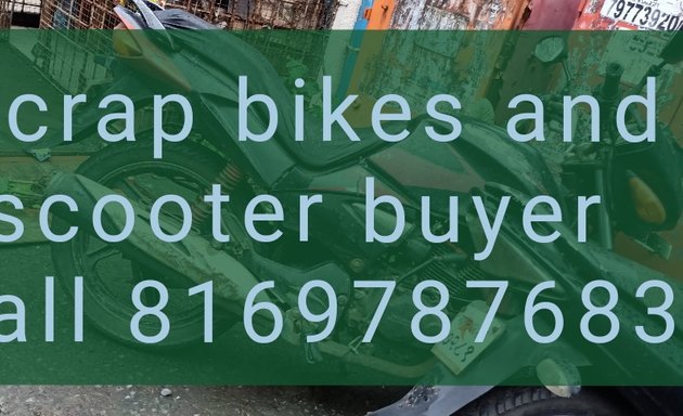 Photo of Scrap bikes and scooters