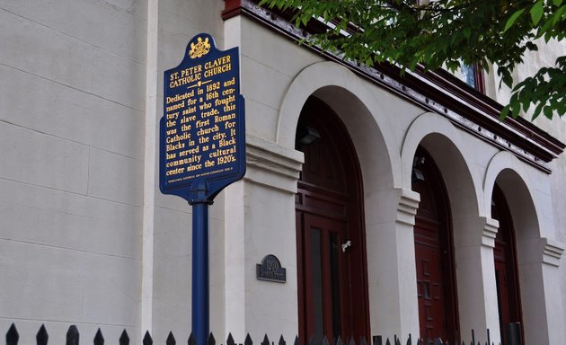 Photo of St. Peter Claver Catholic Church Historical Marker