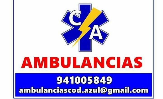 Foto de Ambulancias codigo azul