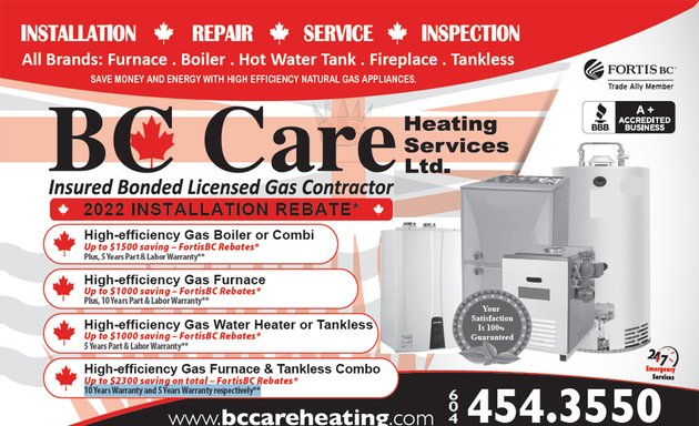 Photo of BC Care Heating Services Ltd