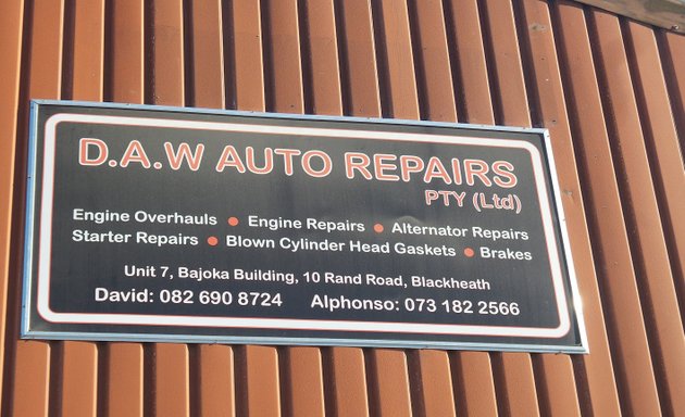 Photo of D. A. W Auto Repairs Pty Ltd