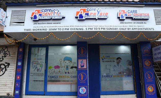 Photo of AFCare Dental Andheri: Dentist in Andheri | Dental Clinic in Andheri | Best Dentist | Dental Implants | Dental X Rays | Teeth Cleaning & Whitening | Tooth Decay Treatments | Tooth Filling , Braces , Capping | Pediatric Dentist in Andheri