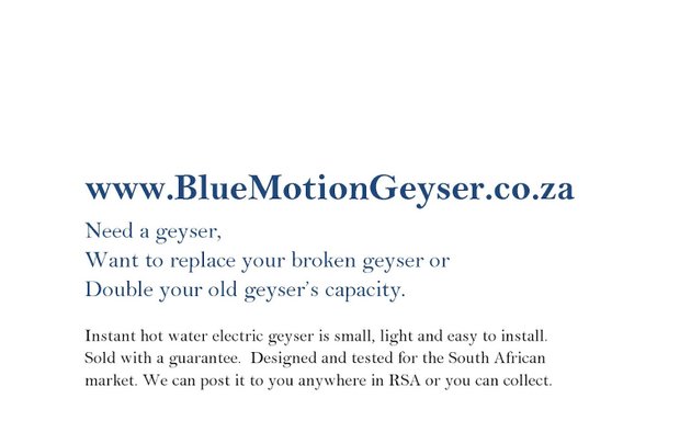Photo of Blue Motion Geyser