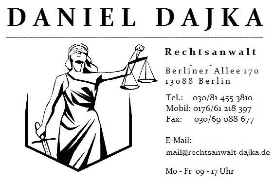 Foto von verantwortlich: Rechtsanwalt Daniel Dajka