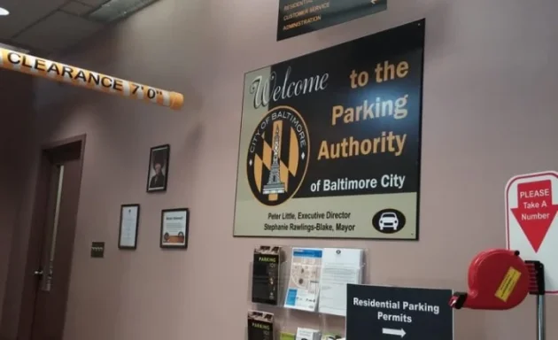 Photo of Franklin Street Parking (owned by the City of Baltimore)